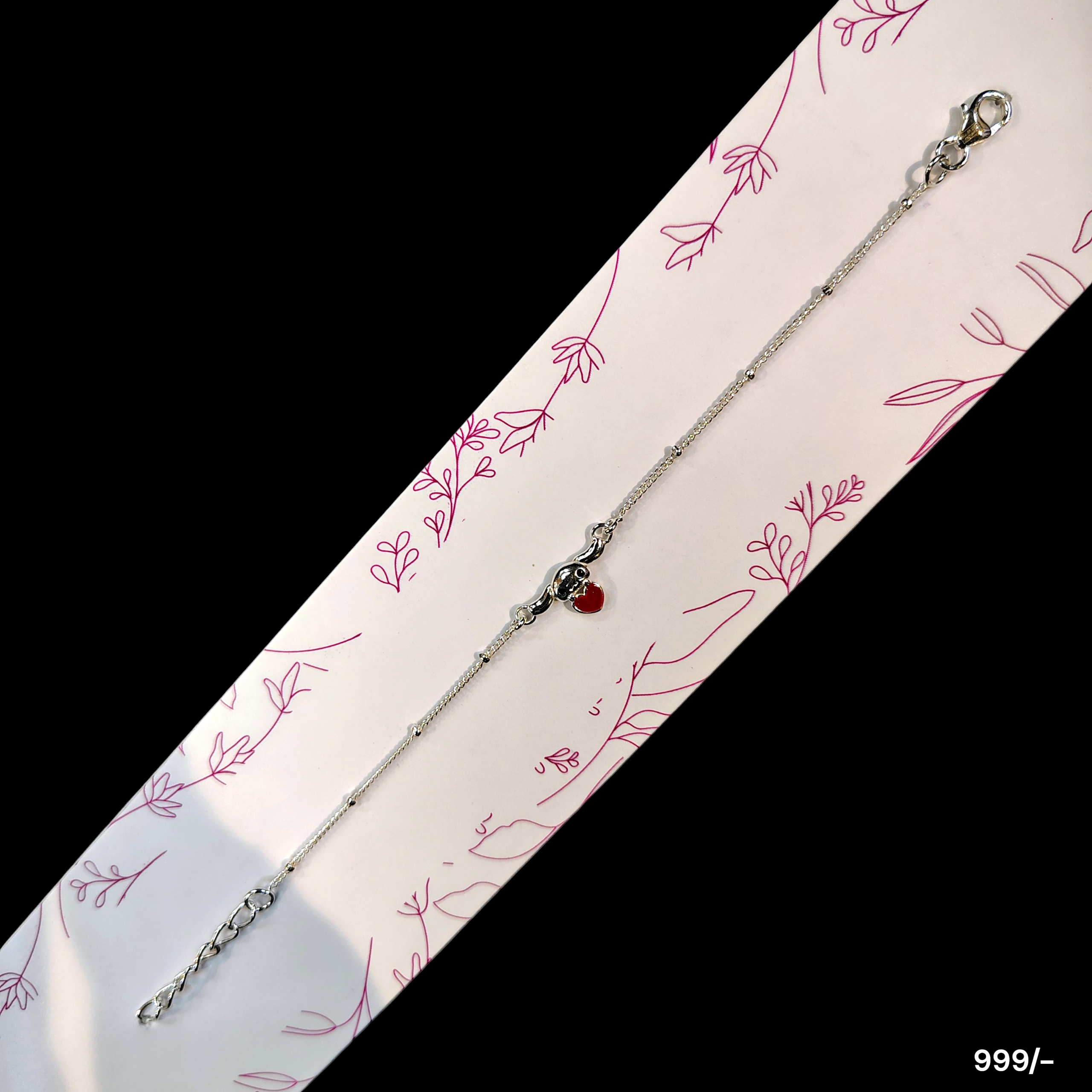 BABY JEWELLERY- BANKOK IMPORTED 925 SILVER WRISTLET FOR BABY FOR REGULAR USE - BEST OF RICE CEREMONY AND BIRTHDAY (SOLD ON MRP).