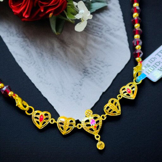 (GPM) TRJ WGT: 1.110 GM APPROX 22KT HUID HALLMARK GOLD PENDANT 1 PIECE WITH ADJUSTABLE TASSEL.