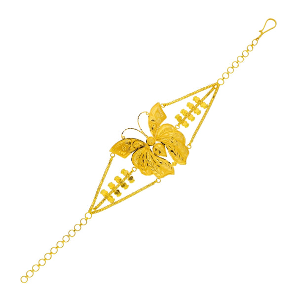 MADE TO ORDER (GM22) BIS CERTIFIED HUID HALLMARK 916 22KT GOLD MANTASHA (ADJUSTABLE FREE SIZE) WGT: 6.200 GM APPROX (1 PIECE) FOR WOMEN (BLUE TAG PREMIUM SEGMENT JEWELLERY) -DELIVERY IN 25 DAYS.