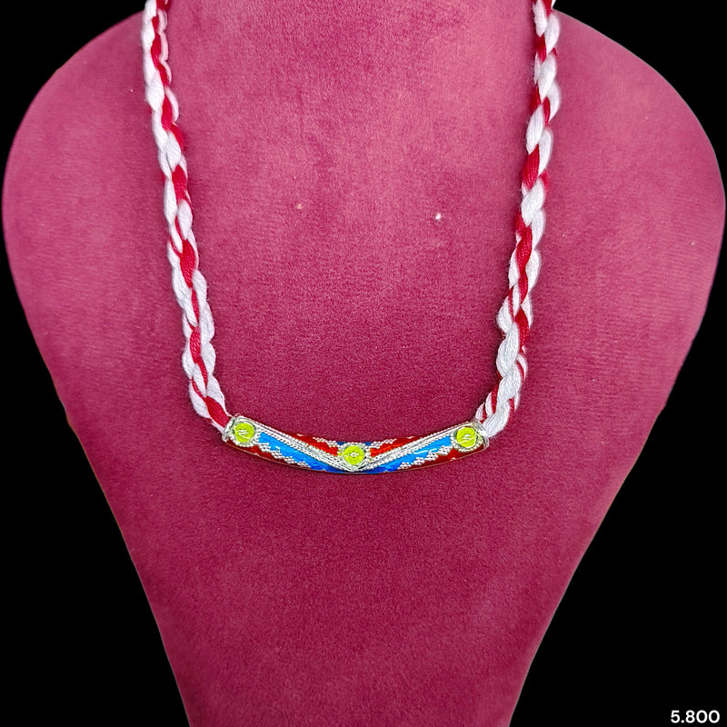 SILVER HASULI PENDANT- (A145) (WGT: 5.800 GM APPROX) BIS HALLMARK CERTIFIED 925 SILVER HASULI PENDANT (1 PIECE) BEAUTIFUL FOR WOMEN.