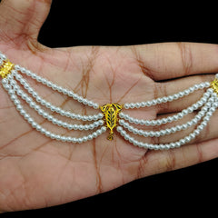 GOLD MOTI HAR- (XARHIB)-(WGT: 1.150 GM APPROX) CERTIFIED BIS HALLMARK HUID 22KT GOLD MOTI NECKLACE 1 PIECE WITH ADJUSTABLE TASSEL.