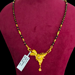 GOLD PENDANT- WGT: 0.880 GM APPROX 22KT HUID HALLMARK GOLD PENDANT MANGALSUTRA 1 PIECE WITH TASSEL.