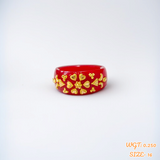 (GPR) TRJ (SIZE: 16) WGT: 0.250 GM APPROX KDM GOLD POLA RING FOR WOMEN 1 PIECE FOR GIFT (SOLD ON MRP)