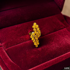 LADIES RING- (4R82UK)-(SIZE: 16 ) WGT: 2.070 GM APPROX BIS CERTIFIED HUID HALLMARK 916 22KT GOLD RING FOR WOMEN 1 PIECE.