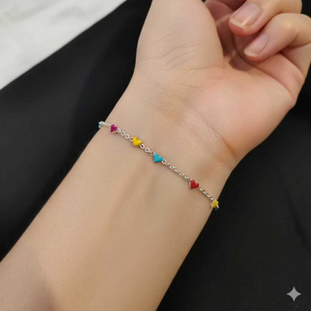 (SLPL) BANKOK IMPORTED 925 SILVER WRISTLET FOR BABY FOR REGULAR USE - BEST OF RICE CEREMONY AND BIRTHDAY (SOLD ON MRP).