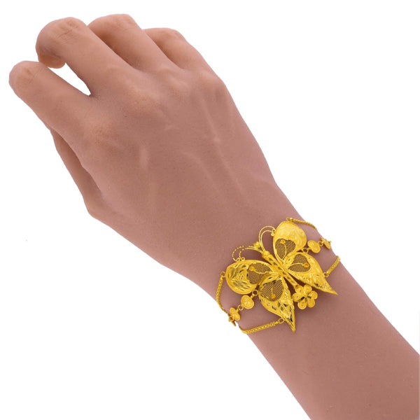 MADE TO ORDER (GM22) BIS CERTIFIED HUID HALLMARK 916 22KT GOLD MANTASHA (ADJUSTABLE FREE SIZE) WGT: 7.500 GM APPROX (1 PIECE) FOR WOMEN (BLUE TAG PREMIUM SEGMENT JEWELLERY) -DELIVERY IN 25 DAYS.