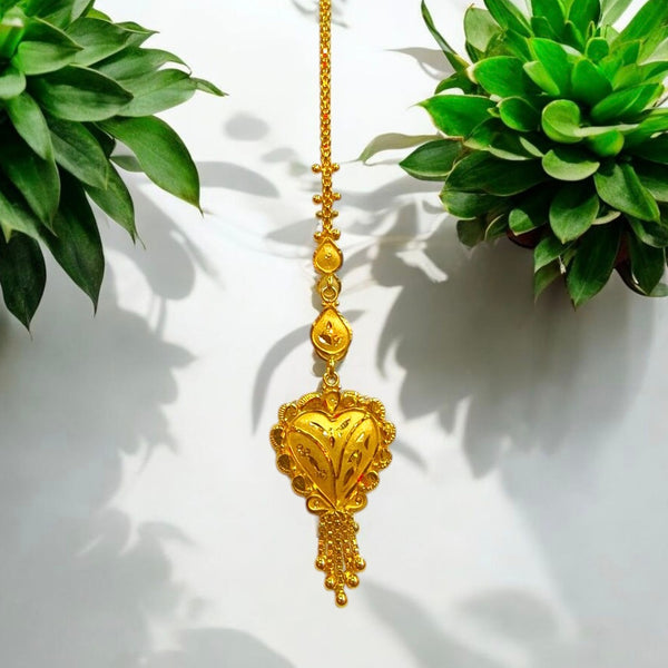 BIS CERTIFIED WGT: 2.510 GM APPROX HUID HALLMARK 916 22KT GOLD TICKLY (MANGTIKA) 1 PIECE FOR MARRIAGE.