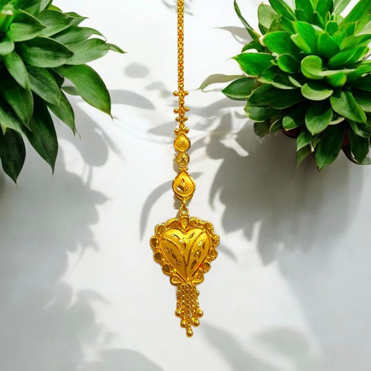 BIS CERTIFIED WGT: 2.510 GM APPROX HUID HALLMARK 916 22KT GOLD TICKLY (MANGTIKA) 1 PIECE FOR MARRIAGE.