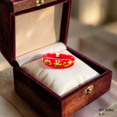 POLA RING-SIZE 11 (WGT: 0.150 GM APPROX) CERTIFIED BIS HALLMARK 916 22KT GOLD POLA RING 1 PIECE (BEST FOR DAILY WEAR OR GIFTING YOUR LOVE ONE).