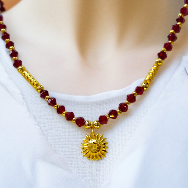 SUN DESIGN (WGT: 0.180 GM APPROX)(NON HALLMARK) KDM GOLD LOCKET 1 PIECE WITH TASSEL (50 TONCH) BEST FOR GIFT IN MARRIAGE.