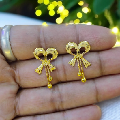 RAJLAXMI D- HWVG9P/QQJ6WP WGT: 1.650 GM APPROX HUID HALLMARK 916 22KT GOLD EAR TOPS STUD 1 PAIR FOR REGULAR USE.