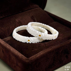 GSB9K- (CN22AU)-(RYWI8M) (SIZE:28) (WGT: 0.400 GM APPROX) BIS CERTIFIED HUID HALLMARK 375 9KT GOLD SAKHA BADHANO 1 PAIR FOR WOMEN NOT FOR REGULAR USE.