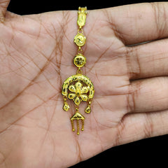 GOLD TICKLY- (WWL3UY) (WGT: 1.640 GM APPROX) CERTIFIED BIS HUID HALLMARK 375 9KT GOLD TICKLY (MANGTIKA) 1 PIECE FOR MARRIAGE.