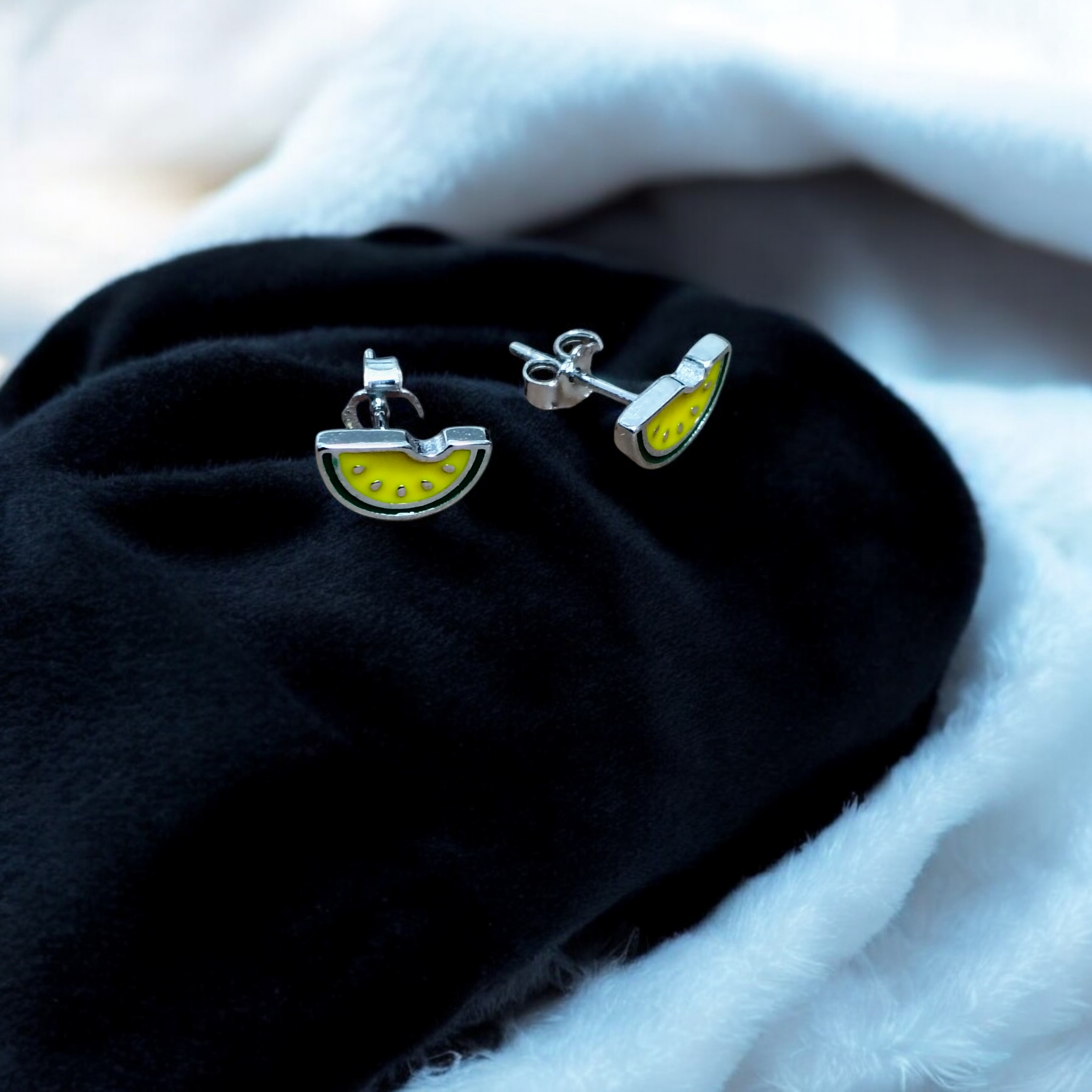 SILVER STUD - STERLING 925 HALLMARK SILVER STUD EARRINGS FOR WOMEN (1 PAIR) FOR REGULAR WEAR (SOLD ON MRP).