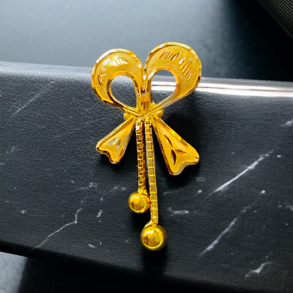 RAJLAXMI D- HWVG9P/QQJ6WP WGT: 1.650 GM APPROX HUID HALLMARK 916 22KT GOLD EAR TOPS STUD 1 PAIR FOR REGULAR USE.