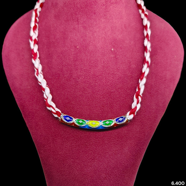 SILVER HASULI PENDANT- (A151) (WGT: 6.400 GM APPROX) BIS HALLMARK CERTIFIED 925 SILVER HASULI PENDANT (1 PIECE) BEAUTIFUL FOR WOMEN.