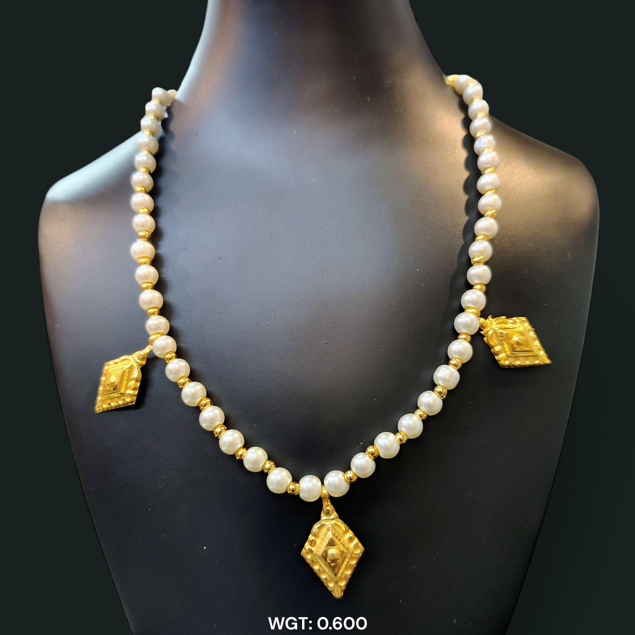 (GSH9) TRJ WGT: 0.600 GM APPROX BIS CERTIFIED HUID HALLMARK 9KT GOLD SELIHAR FOR WOMEN 1 PIECE FOR REGULAR USE.