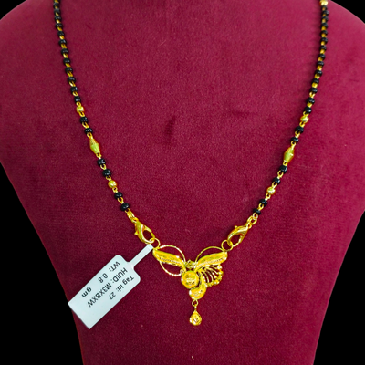 GOLD PENDANT- WGT: 0.800 GM APPROX 22KT HUID HALLMARK GOLD PENDANT MANGALSUTRA 1 PIECE WITH TASSEL.
