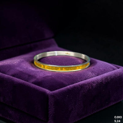 GOLD NOA- (EJ5L7I) (SIZE: 24) (WGT: 0.910) GM APPROX) BIS CERTIFIED HUID HALLMARK 22KT GOLD NOA BADHANO 1 PIECE FOR WOMEN.