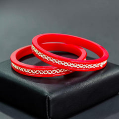 SAKHA POLA- 925 SILVER DESIGN PATH POLA (1 PAIR) SOLD ON MRP FOR MARRIED WOMEN (GET ANY DESIGN AS PER SIZE AVAILABILITY)