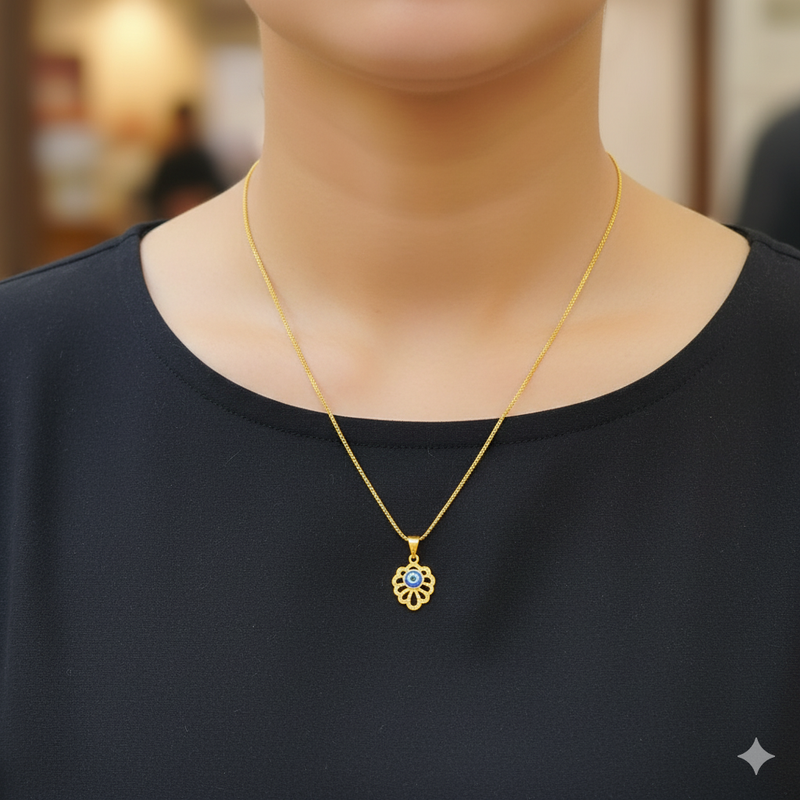 GOLD LOCKET- WGT: 0.480 GM APPROX BIS CERTIFIED HUID HALLMARK 916 22KT GOLD LOCKET 1 PIECE FOR UNISEX. (CHAIN NOT INCLUDED).