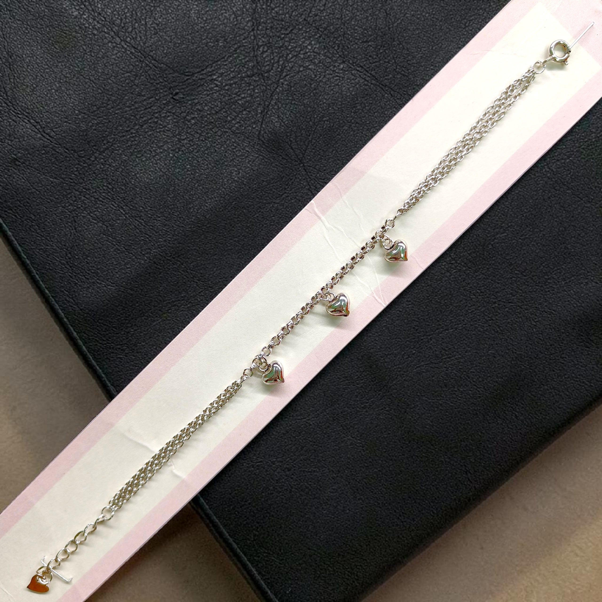 SILVER WRISTLET - BANKOK IMPORTED HALLMARK 925 SILVER WRISTLET FOR WOMEN 1 PIECE- (ADJUSTABLE FREE SIZE) SOLD ON MRP.