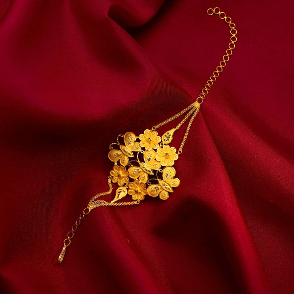 MADE TO ORDER (GM22) BIS CERTIFIED HUID HALLMARK 916 22KT GOLD MANTASHA (ADJUSTABLE FREE SIZE) WGT: 6.900 GM APPROX (1 PIECE) FOR WOMEN (BLUE TAG PREMIUM SEGMENT JEWELLERY) -DELIVERY IN 25 DAYS.