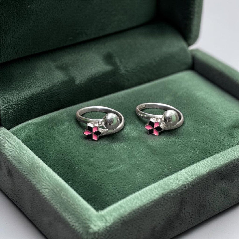 SILVER TOE RING- CERTIFIED BIS HUID HALLMARK 925 SILVER TOE RING (BICHIYA) 1 PAIR FOR REGULAR USE- (SOLD ON MRP).