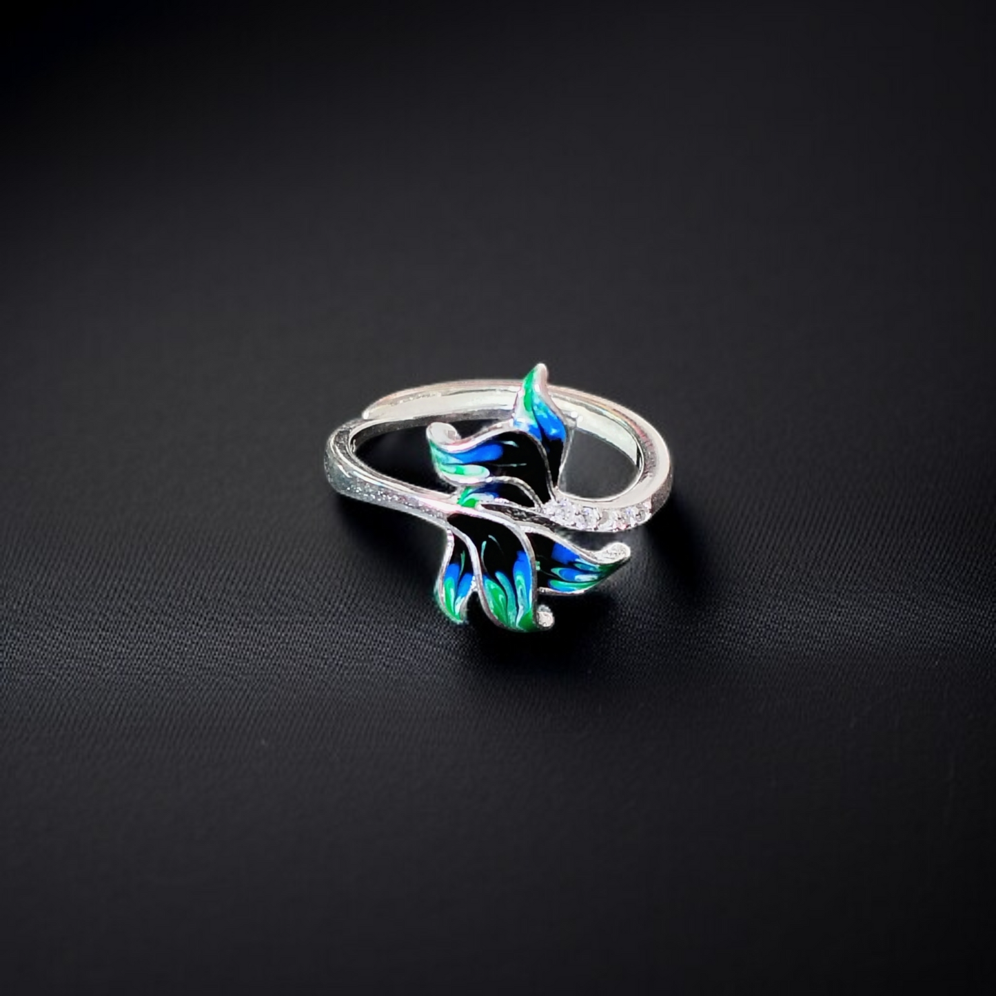 BANKOK IMPORTED 925 SILVER ADJUSTABLE FINGER RING 1 PIECE FOR WOMEN FOR REGULAR USE - BEST FOR GIFTING (SOLD ON MRP)