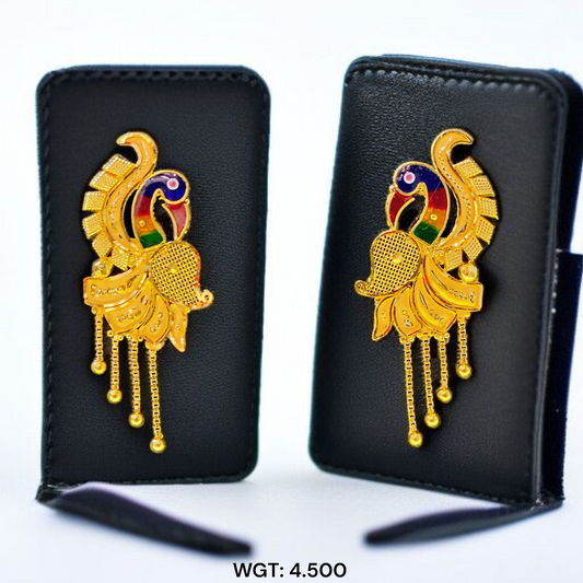 (GER22) BIS CERTIFIED WGT: 4.500 GM APPROX HUID HALLMARK 916 22KT GOLD EARRINGS KANBALA 1 PAIR FOR WOMEN.