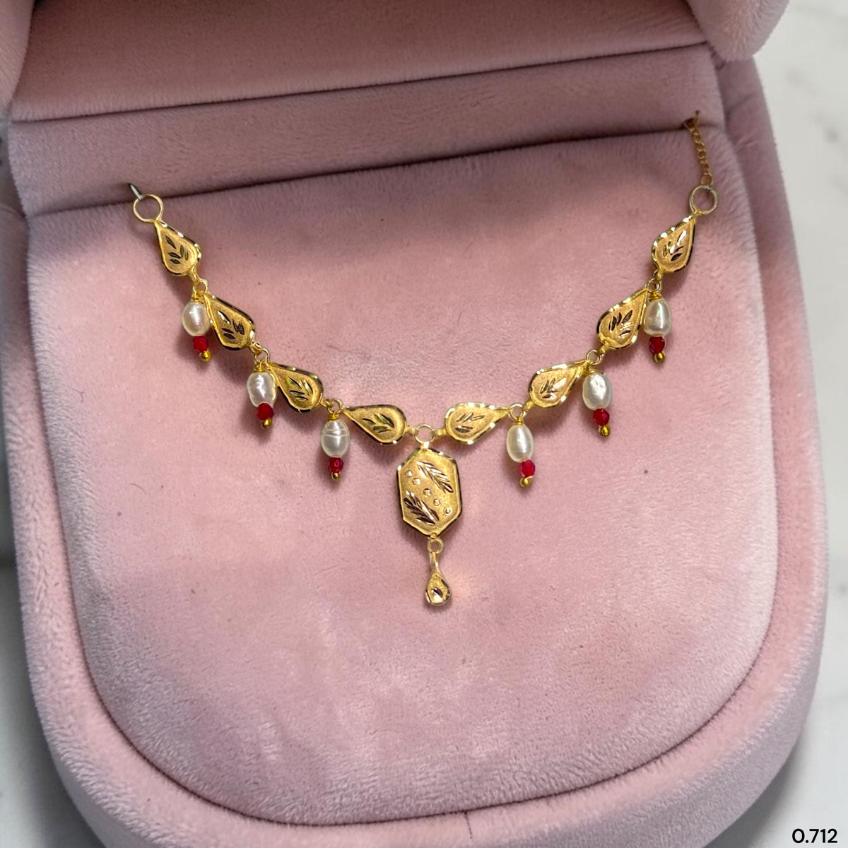 GOLD NECKLACE-(WGT: 0.712 GM APPROX) BIS CERTIFIED HUID HALLMARK 375 9KT GOLD NECKLACE 1 PIECE FOR WOMEN WITH FREE ADJUSTABLE TASSEL. (MBT4WJ)