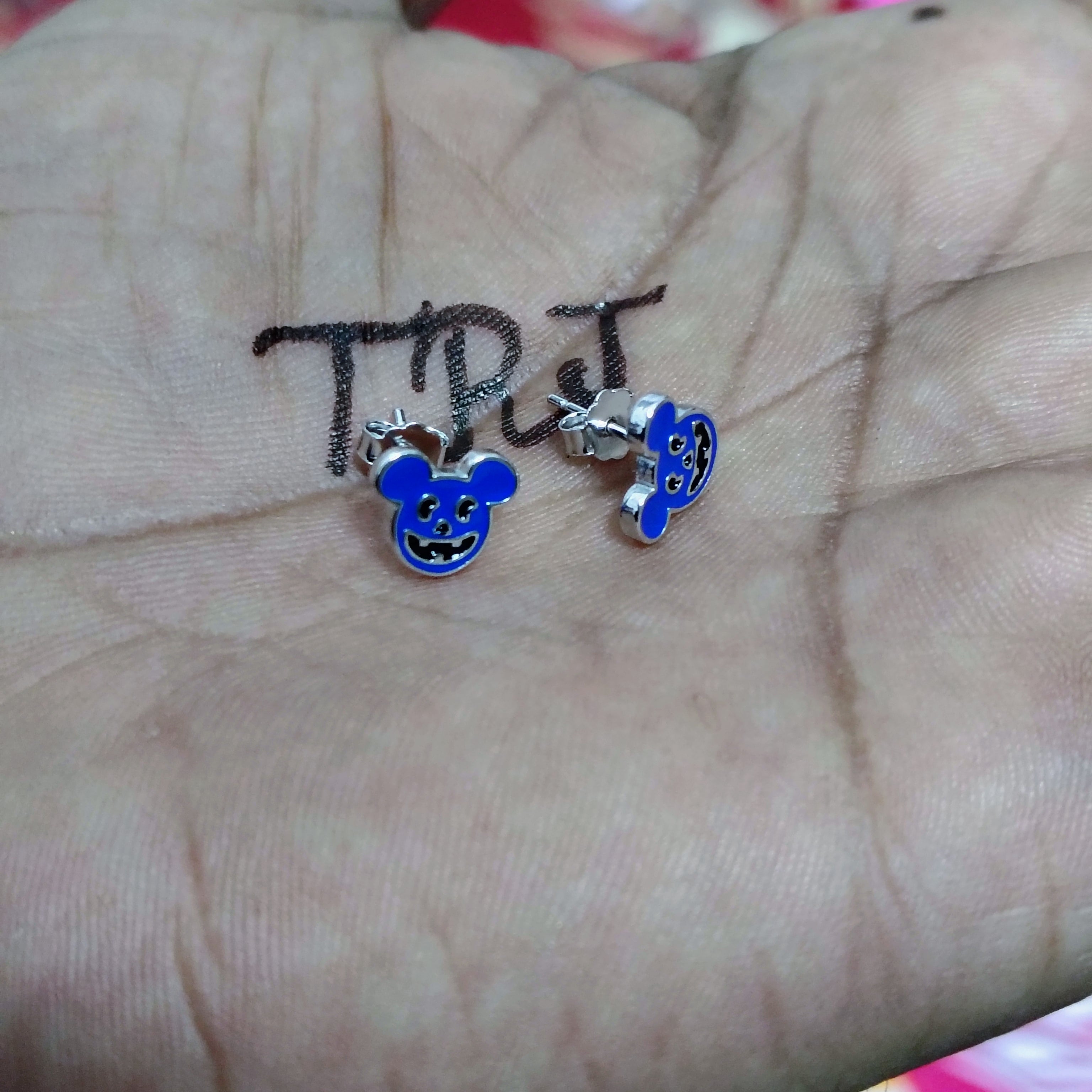 SILVER STUD - STERLING 925 HALLMARK SILVER STUD EARRINGS FOR WOMEN (1 PAIR) FOR REGULAR WEAR (SOLD ON MRP).