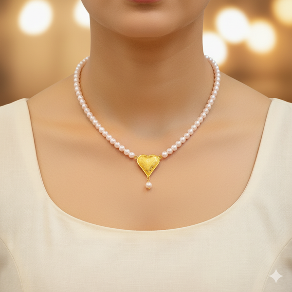 GMP22K- BIS CERTIFIED WGT: 0.640 GM APPROX HUID HALLMARK 916 22KT GOLD MOTI PENDANT 1 PIECE FOR YOUR BEAUTIFUL WIFE.