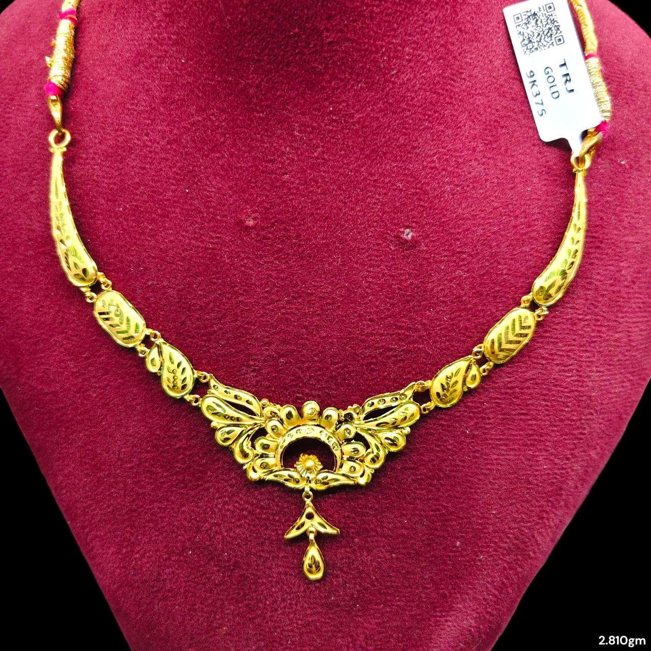 GCN9K- (WGT: 2.810 GM APPROX) BIS CERTIFIED HUID HALLMARK 9KT GOLD NECKLACE 1 PIECE FOR WOMEN.