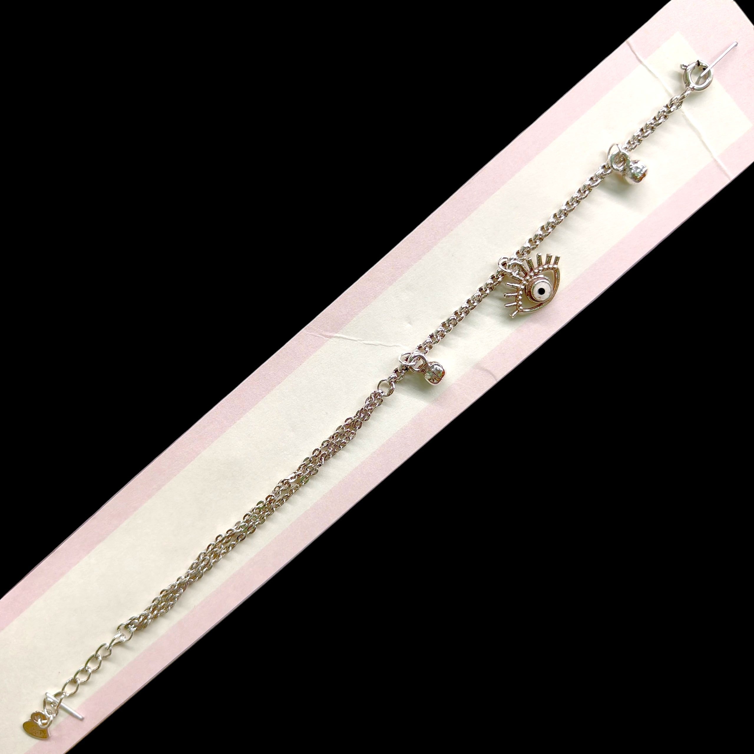 SILVER WRISTLET - BANKOK IMPORTED HALLMARK 925 SILVER WRISTLET FOR WOMEN 1 PIECE- (ADJUSTABLE FREE SIZE) SOLD ON MRP.