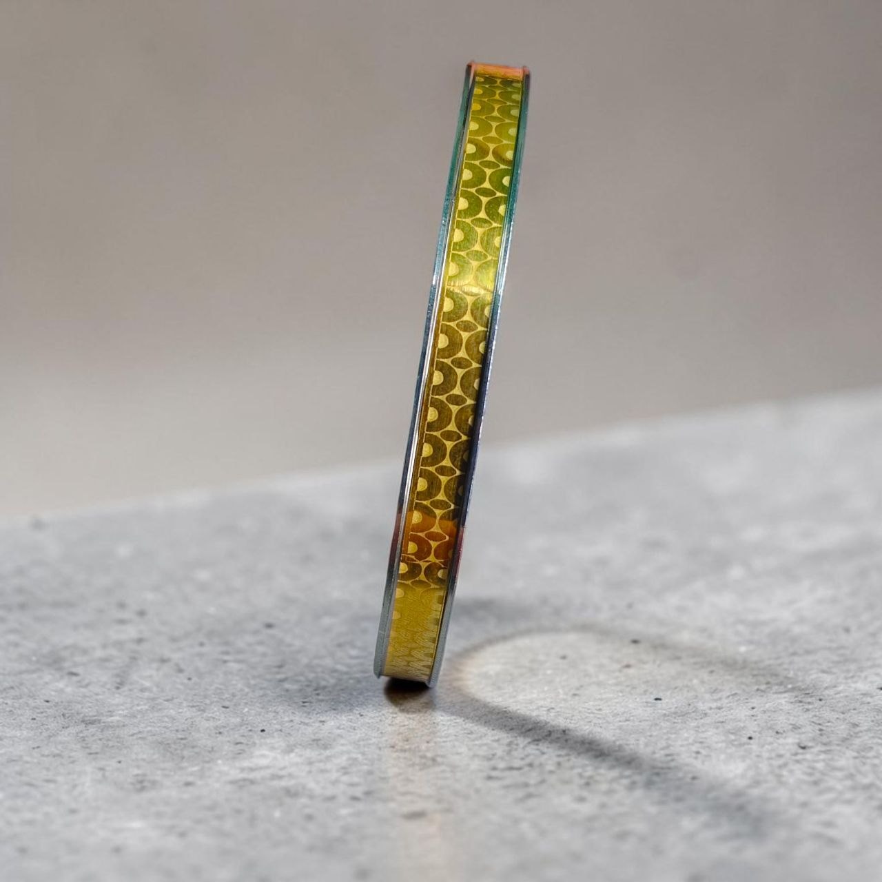 GOLD NOA- BIS CERTIFIED (WGT: 0.400 GM APPROX) HUID HALLMARK 9KT GOLD LAZER NOA BADHANO BANGLES 1 PIECE. (GET ANY DESIGN AS PER STOCK.