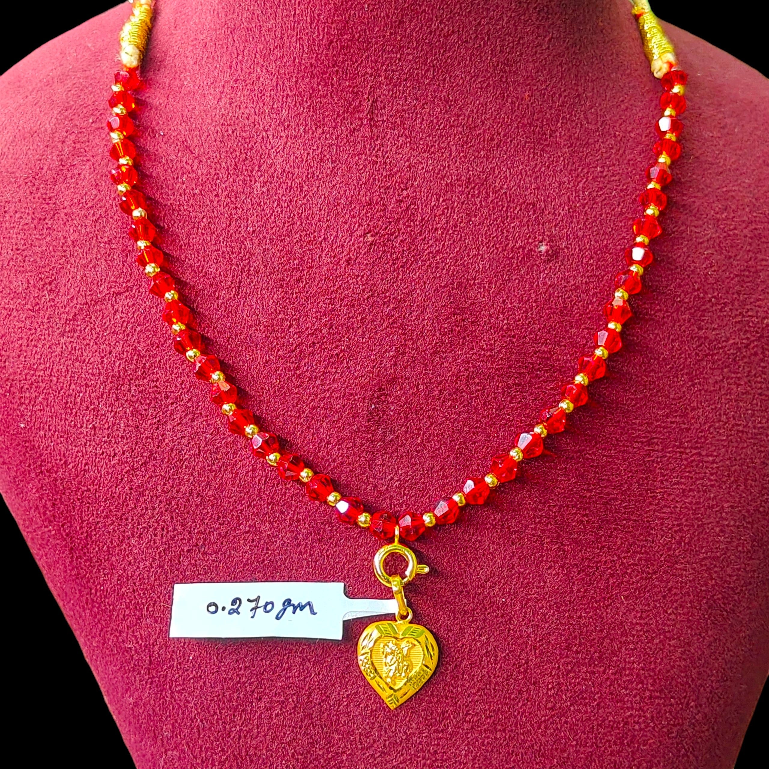 GOLD LOCKET - (WGT: 0.270 GM APPROX) BIS CERTIFIED HUID HALLMARK 9KT GOLD LOCKET 1 PIECE.