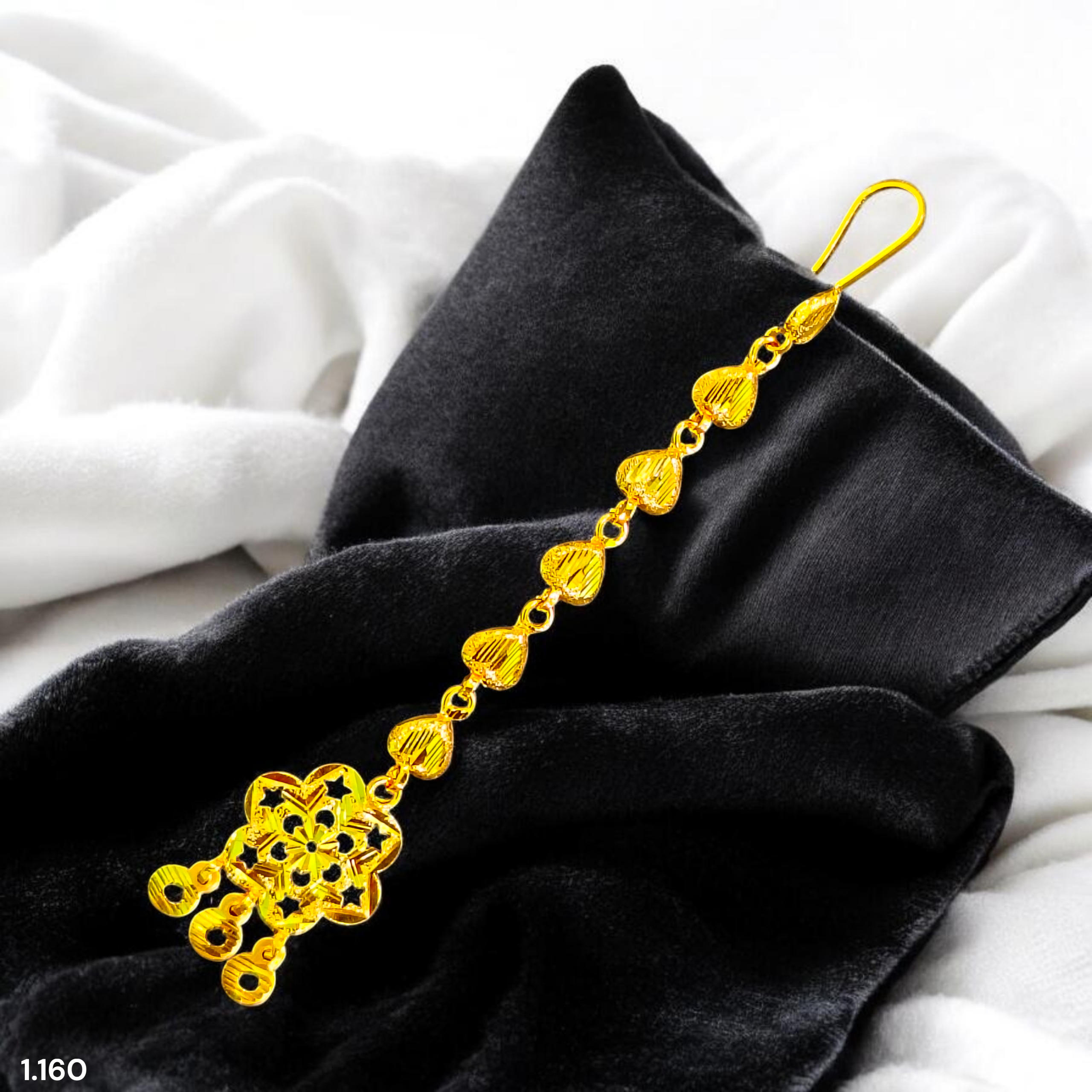 GOLD TICKLY- BIS CERTIFIED WGT: 1.160 GM APPROX HUID HALLMARK 375 9KT GOLD TICKLY (MANGTIKA) 1 PIECE FOR MARRIAGE.