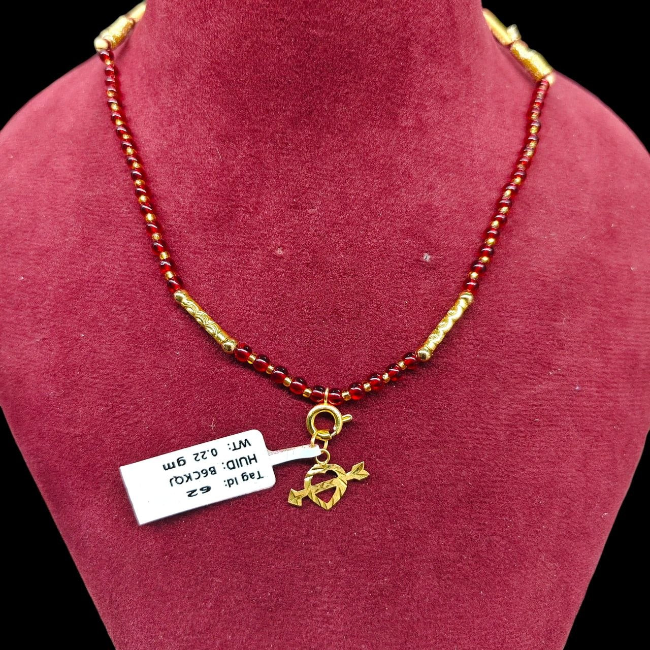 GOLD LOCKET - (WGT: 0.220 GM APPROX) BIS CERTIFIED HUID HALLMARK 9KT GOLD LOCKET 1 PIECE.