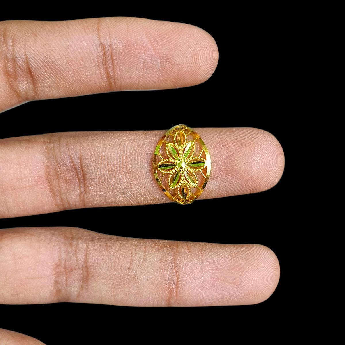 LADIES RING (661LK8)-(SIZE: 17) WGT: 1.170 GM APPROX BIS CERTIFIED HUID HALLMARK 375 9KT GOLD RING FOR WOMEN 1 PIECE.