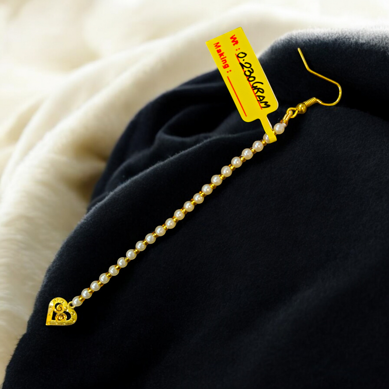 GOLD TICKLY-TRJ WGT: 0.230 GM APPROX 18KT HUID HALLMARK GOLD MOTI TICKLY (MANGTIKA) 1 PIECE FOR MARRIAGE.
