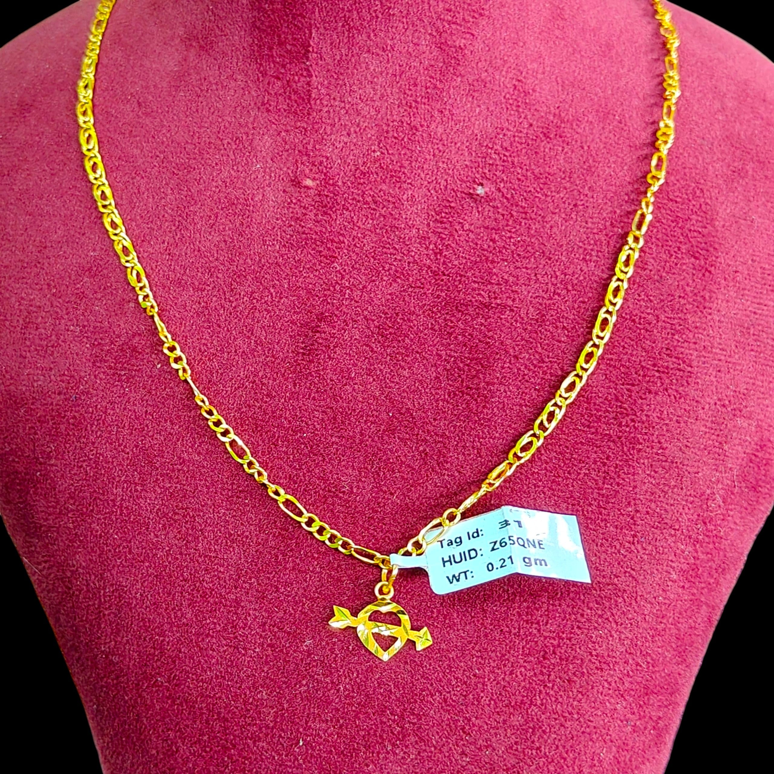 GOLD LOCKET - (WGT: 0.210 GM APPROX) BIS CERTIFIED HUID HALLMARK 9KT GOLD LOCKET 1 PIECE. (CHAIN NOT INCLUDED).