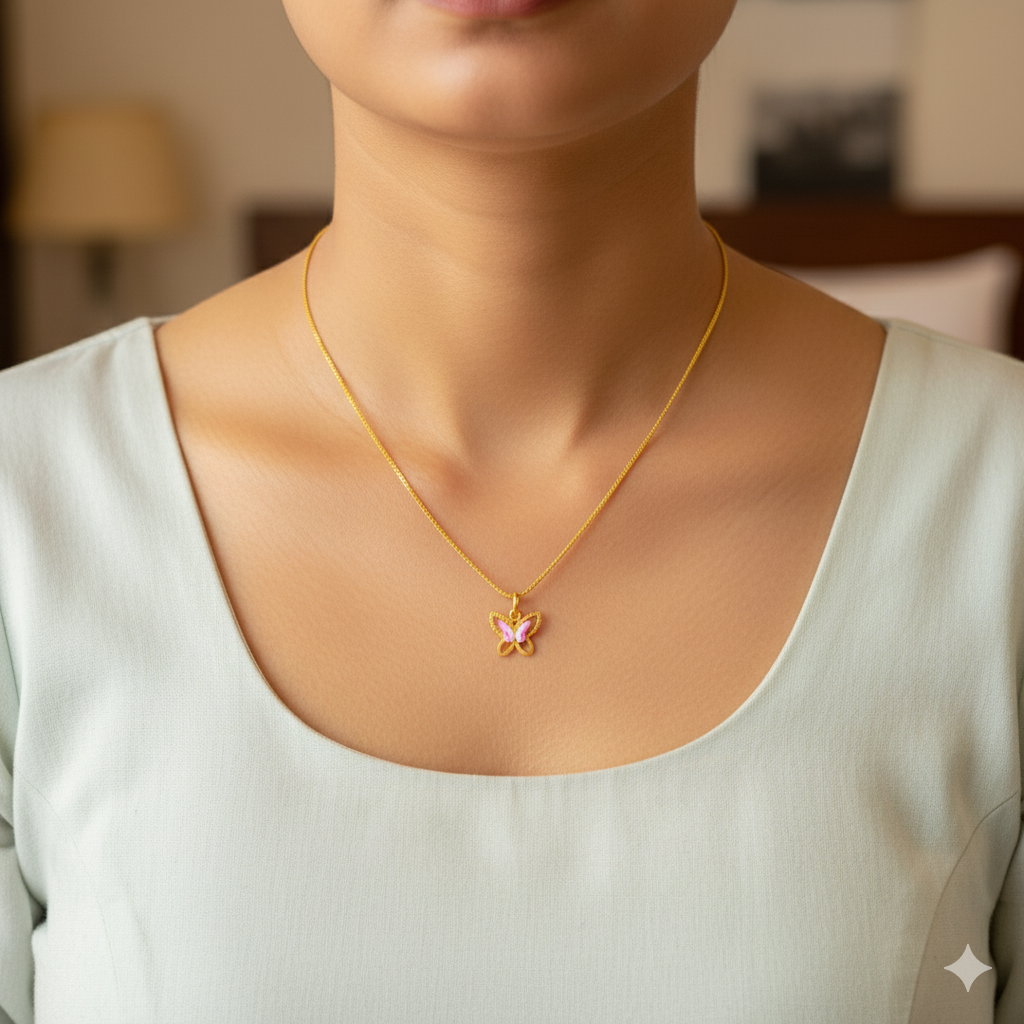 (GLC22) LOCKET WGT: 0.430 GM APPROX BIS CERTIFIED HUID HALLMARK 916 22KT GOLD LOCKET 1 PIECE FOR UNISEX. (CHAIN NOT INCLUDED).