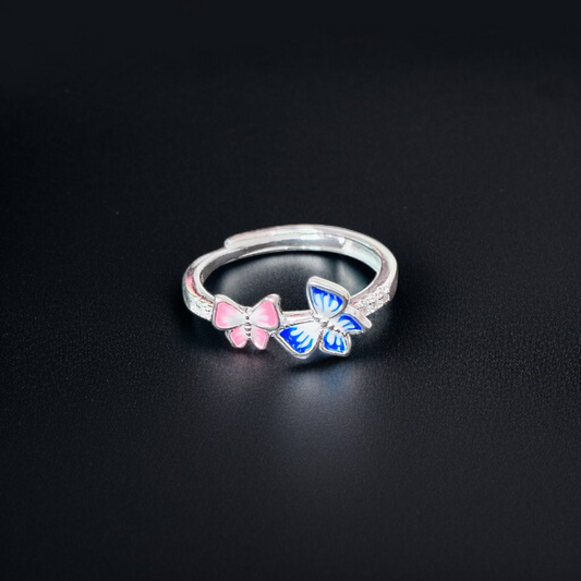 BANKOK IMPORTED 925 SILVER ADJUSTABLE FINGER RING 1 PIECE FOR WOMEN FOR REGULAR USE - BEST FOR GIFTING (SOLD ON MRP)