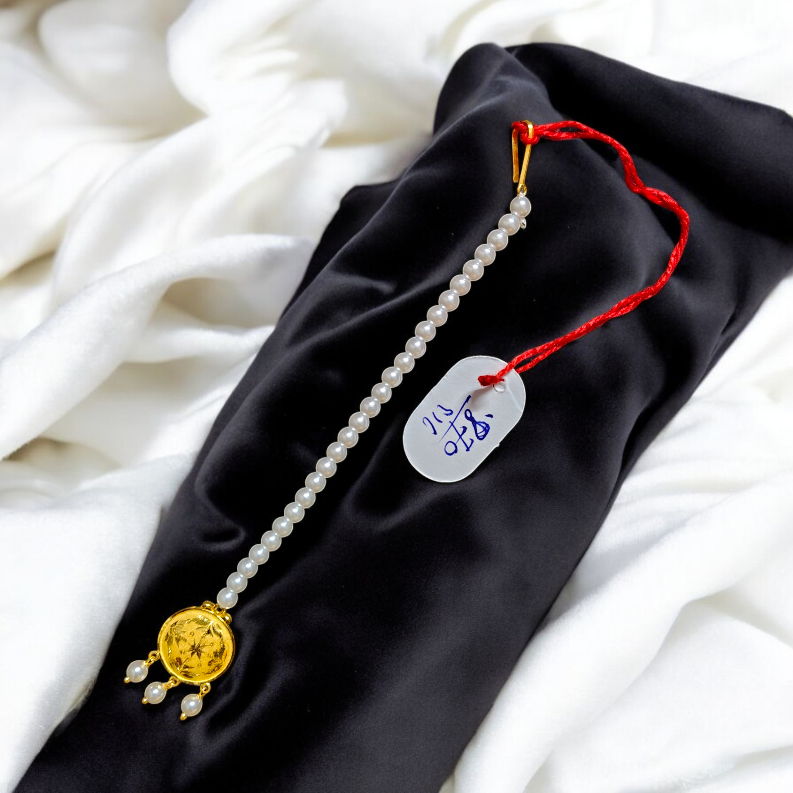 (GTMT) TRJ WGT: 0.870 GM APPROX 22KT HUID HALLMARK GOLD TICKLY (MANGTIKA) 1 PIECE FOR MARRIAGE.