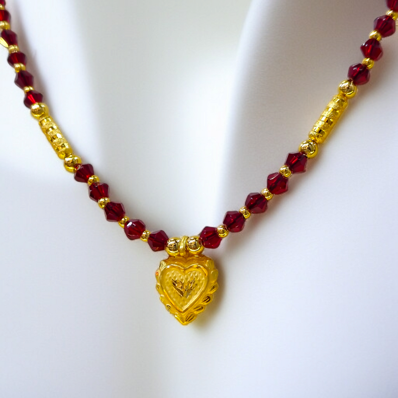 MINI LOCKET- LOVE MINI DESIGN (WGT: 0.220 GM APPROX) KDM GOLD LOCKET 1 PIECE WITH TASSEL (50 TONCH) BEST FOR GIFT IN MARRIAGE.