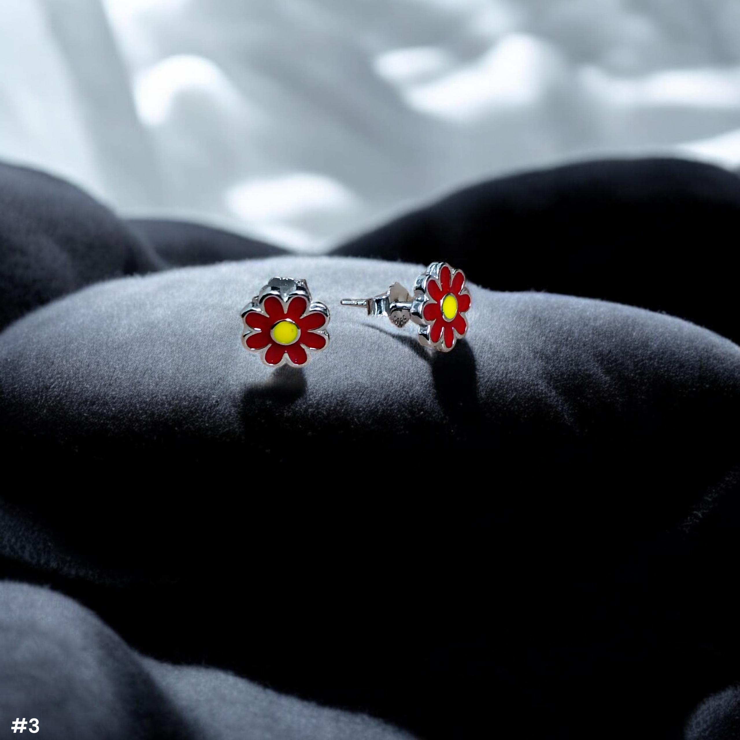 SILVER STUD - STERLING 925 HALLMARK SILVER STUD EARRINGS FOR WOMEN (1 PAIR) FOR REGULAR WEAR (SOLD ON MRP).