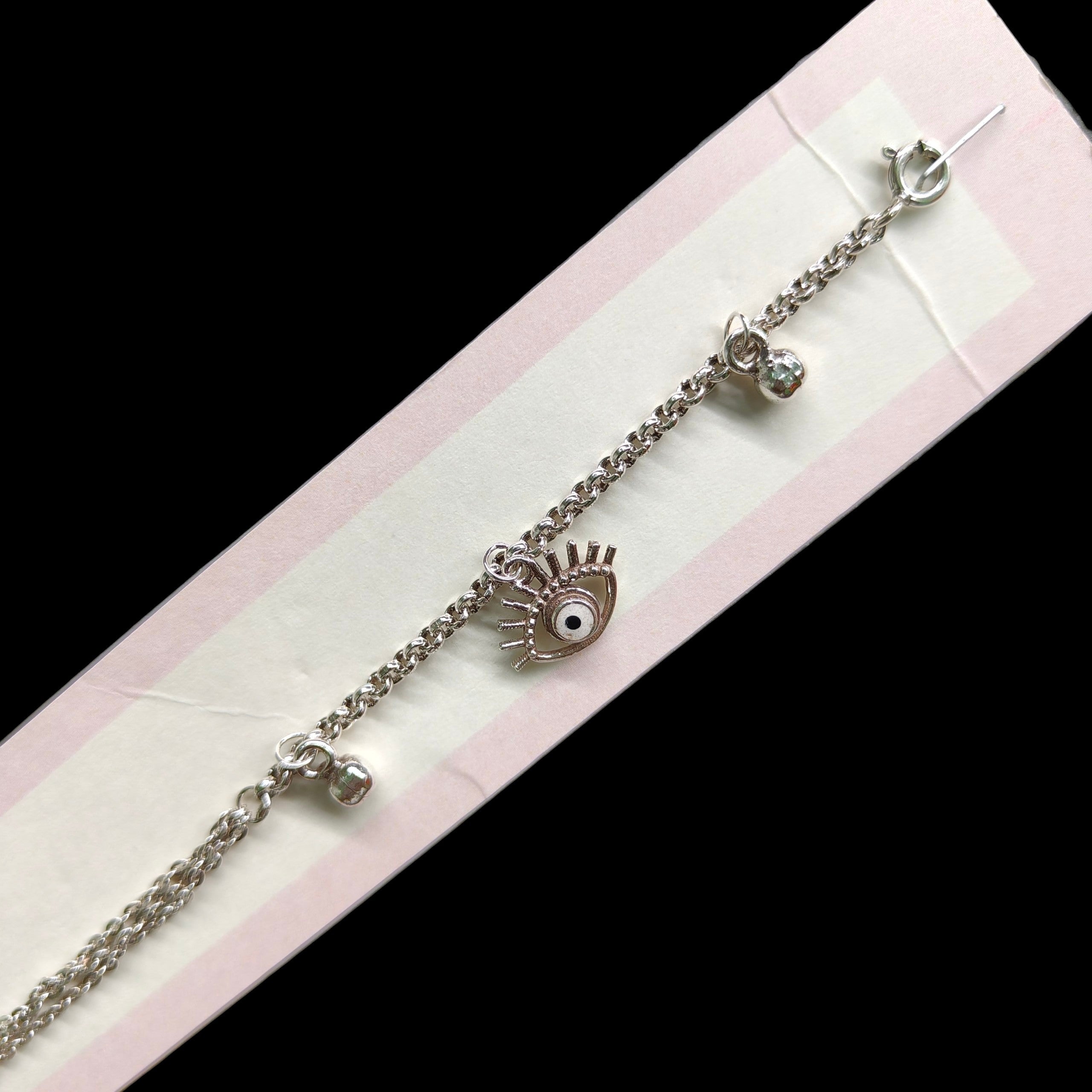 SILVER WRISTLET - BANKOK IMPORTED HALLMARK 925 SILVER WRISTLET FOR WOMEN 1 PIECE- (ADJUSTABLE FREE SIZE) SOLD ON MRP.