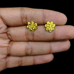 GOLD SUIDHAGA- (AJH8PN)-(FGBL31) (WGT: 1.150 GM APPROX) BIS CERTIFIED HUID HALLMARK 9KT GOLD SUIDHAGA EARRINGS (1 PAIR) FOR WOMEN.