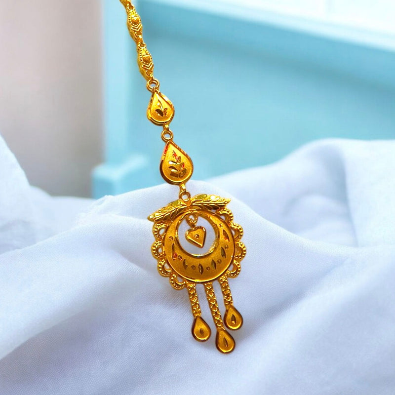 BIS CERTIFIED WGT: 2.550 GM APPROX HUID HALLMARK 916 22KT GOLD TICKLY (MANGTIKA) 1 PIECE FOR MARRIAGE.